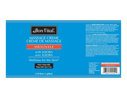 Miniatura 2 de Bon Vital' Crema de masaje original para una base de masaje versátil para relajar los músculos doloridos y reparar la piel seca, revitalizar la piel