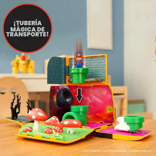 Miniatura 5 de LA PELÍCULA DE LOS SUPER MARIO BROS. – Set de Juego de Furgoneta con Figura Mini de Mario de 1.25