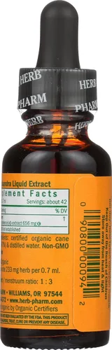 Miniatura 4 de Herb Pharm Extracto líquido orgánico certificado de bayas Schisandra - 1 onza