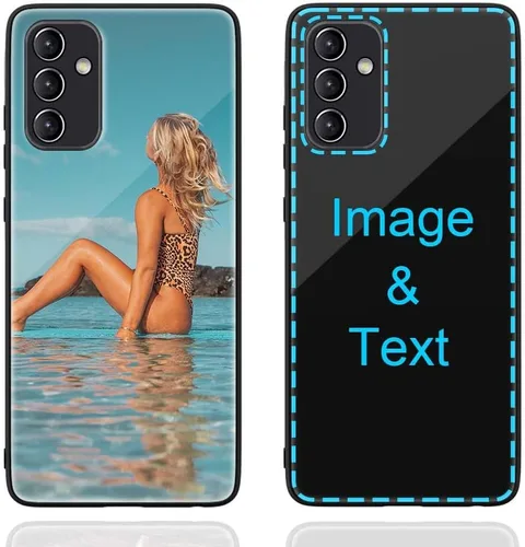 Miniatura 538 de Funda de teléfono personalizada para Samsung Galaxy S22+ / S22 Plus 5G, funda de TPU suave de vidrio templado antiarañazos personalizada con foto