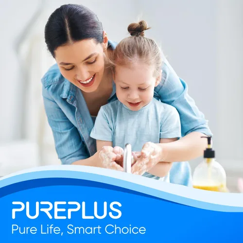 Miniatura 7 de PUREPLUS Carcasa de filtro de agua para toda la casa, carcasa universal de 10"x4.5", sistema de prefiltración, con manómetro, 1" NPT