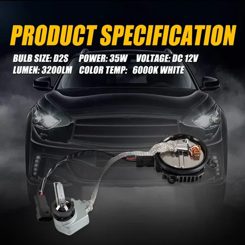 Miniatura 5 de RANSOTO balasto de faro HID de xenón compatible con Nissan 350z 370z Altima Murano Rogue Infiniti G35 G37 Fx35 Fx45 Qx56 Qx70 con encendedor