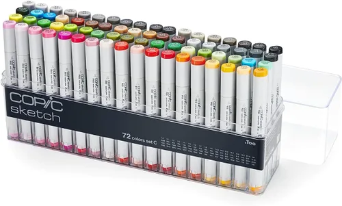 Miniatura 13 de Copic Sketch, Marcadores de Alcohol Ultra-combinables, Juego de 72 Piezas A Establece un