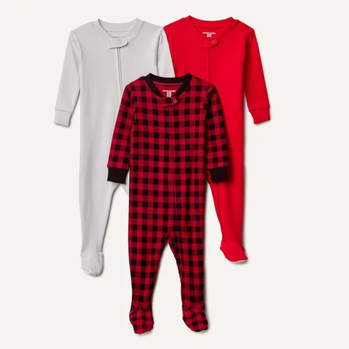 Miniatura 2 de Tienda Essentials Pijamas de vacaciones unisex para adultos, paquete múltiple