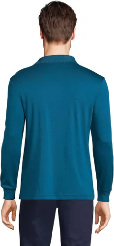 Miniatura 2 de Lands' End - Camisa polo muy suave de manga larga para hombre
