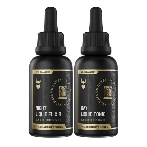 Miniatura 9 de The Beard Struggle Tonic + Elixir - Paquete de aceite para barba - Colección Silver - Aceite de aseo para barba - Suaviza, hidrata y fortalece
