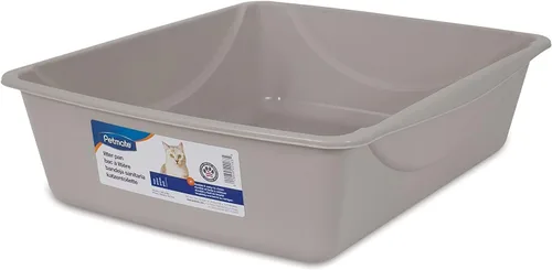 Miniatura 12 de Petmate Bandeja de arena, azul/gris, pequeña, fabricada en Estados Unidos