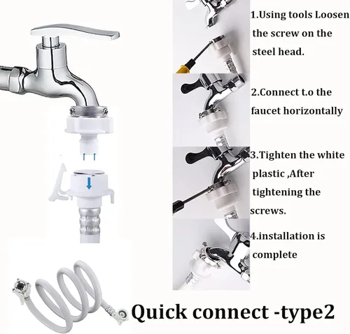 Miniatura 4 de Mangueras de lavadora portátil, mangueras compactas para lavadora, manguera para lavadora de doble tina, lavadora portátil para accesorios