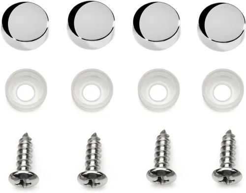 Miniatura 2 de Placa de matrícula de acero inoxidable en blanco (12 x 6 pulgadas, cromado)