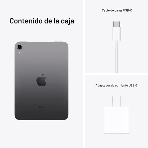 Miniatura 6 de Apple iPad mini (6ª generación): A15 Bionic, pantalla Liquid Retina de 8.3 pulgadas, 64 GB, Wi-Fi 6, cámara frontal de 12 MP/trasera de 12 MP, Touch