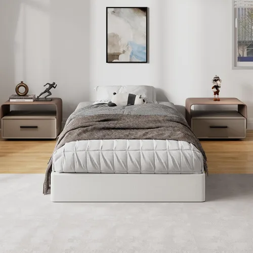 Miniatura 9 de Snaye - Base de somier de 7 pulgadas para cama individual, base de colchón de metal para somier de 1500 libras, montaje sin herramientas, sin ruidos