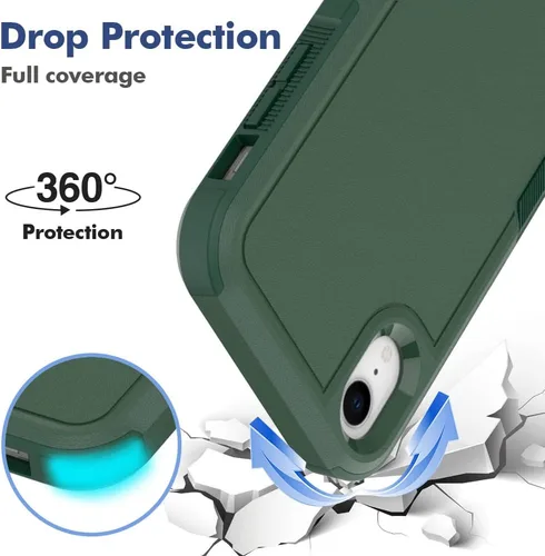 Miniatura 357 de Jeylly Funda para iPhone SE/Funda para iPhone 5S, Exterior de Plástico Duro que Absorbe Golpes + Interior de Silicona de Goma Defensor contra