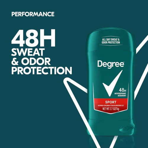 Miniatura 4 de Degree Men Protección Seca Antiperspirante Deportivo 2.7 oz