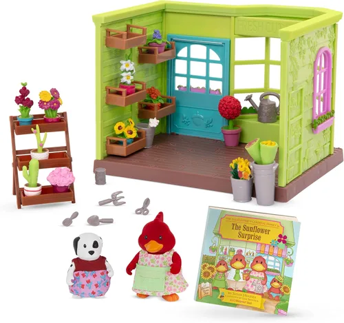 Miniatura 14 de Li'l Woodzeez Li'l Luvs & Hugs Nursery - Juego de casa de muñecas - Muebles y accesorios en miniatura incluidos - Juego de simulación durante más