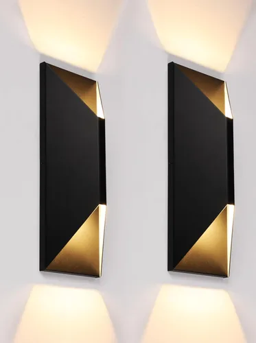 Miniatura 10 de LEONLITE Lámpara de pared LED regulable 5CCT arriba-abajo, 100-277V, CRI 90+, IP65 impermeable, regulable del 10% al 100% para exteriores