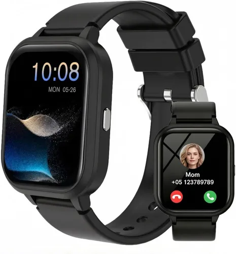 Reloj inteligente para adolescentes y niños, 1.8 pulgadas IP68 para niños y niñas, seguimiento de actividad física, uso dual independiente y