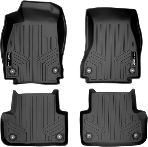 Miniatura 32 de MAXLINER Juego de alfombrillas de piso y forros de primera fila para Audi A4 / S4 Sedan / A4 Allroad 2017-2025