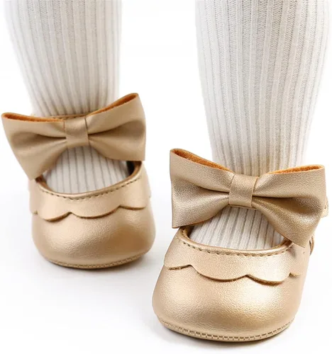 Miniatura 2 de Timatego Zapatos planos Mary Jane para bebé, suela suave, antideslizantes, para bebés, primeros pasos, boda, vestido de princesa, zapatos de cuna
