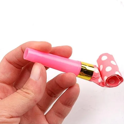 Miniatura 6 de Soplador de fiesta de 24 piezas, sopladores de ruido, silbatos, chillones de fiesta, generador de ruido con flecos, sopladores divertidos