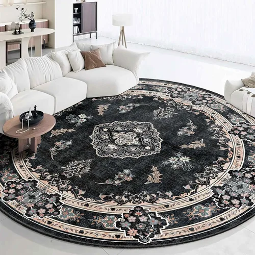 Miniatura 40 de Alfombra Verde MUJOO de 8'x10', Alfombras de Área para Sala de Estar, Alfombras Lavables, Alfombra Grande de Área, Alfombra Boho de Área de 8'x10