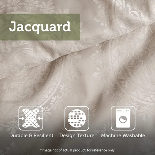 Miniatura 23 de Madison Park Juego de edredón Queen de jacquard lustroso y purpurina, conjunto de cubrecama para cama tamaño Queen – para todas las estaciones