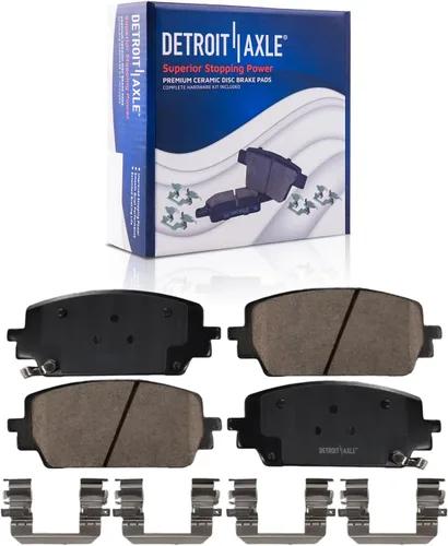Miniatura 31 de Detroit Axle - Kit de freno trasero para Toyota Camry 2012-2017, Avalon Lexus ES300h ES350 2013-2018, repuesto de pastillas de freno de cerámica