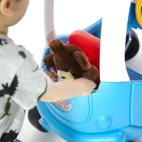 Miniatura 8 de Grow'n Up Mister Coupe - Juguete de paseo para niños de 18 meses, juguete de coche de bebé con ruedas anchas, cuerno de trabajo, almacenamiento