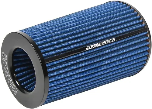 Miniatura 96 de KYOSTAR Filtro de aire universal de alto flujo de 3" (76 mm), entrada de aire frío de cono reutilizable, alto rendimiento, lavable, kit de aire seco