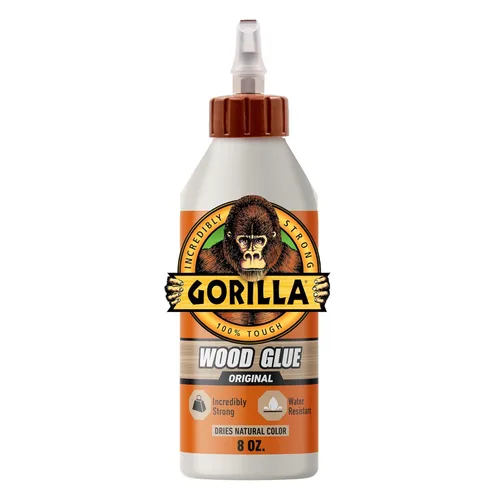 Miniatura 9 de Gorilla Pegamento para madera, proyectos de carpintería para interiores y exteriores, pintable, lijable, resistente a la humedad, sujeción
