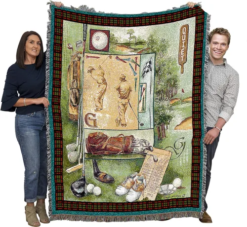 Pure Country Weavers Anita Phillips - Manta tranquila para amantes del golf – Tapiz de regalo para fanáticos de los deportes, entrenadora, manta