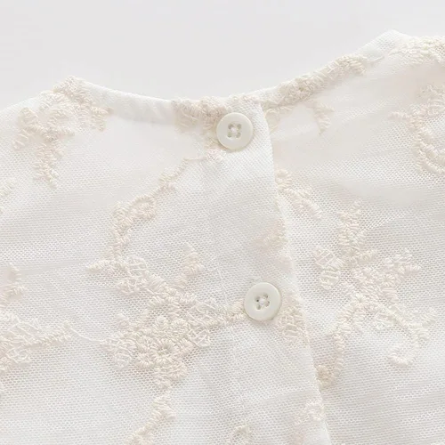 Miniatura 20 de Vestido de otoño de manga larga para niña pequeña, vestido de encaje con flores, boda, primer cumpleaños, bautizo, vestido con sombrero