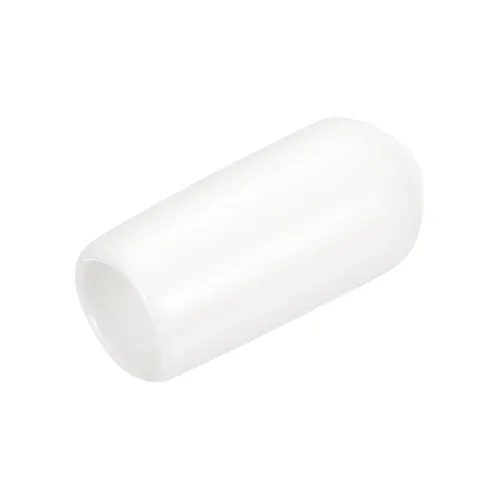 Miniatura 52 de uxcell 80 tapas de goma de 0.551 in de vinilo de identificación redonda tapa tapa de rosca de tornillo protectores negro