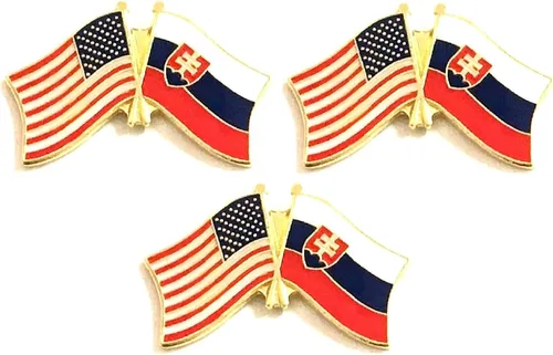 Miniatura 158 de 3 Pines de solapa con banderas de Estados Unidos y países internacionales, paquete de 3 pines dobles con diseño de banderas de Estados Unidos