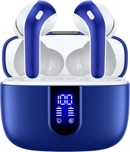 Miniatura 12 de TAGRY Bluetooth Headphones True Wireless Earbuds 60H Playback LED Power Display Earphones with Wireless Charging Case IPX5 Waterproof in-Ear Ear