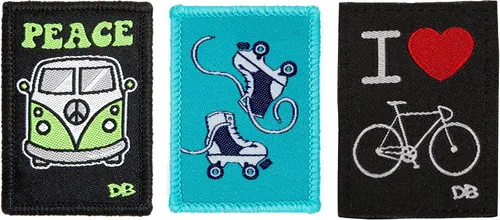 Miniatura 11 de Dime Bags Parches intercambiables Parches para personalizar bolsas de diez centavos (banana, paleta, sandía)