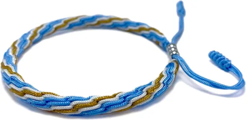 Miniatura 3 de LAMIBEE Pulsera con código de bandera de país, pulsera de cuerda de protección y sufrimiento de la suerte, pulsera tibetana, pulsera de cuerda