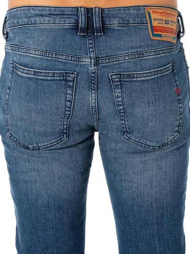 Miniatura 4 de Diesel Jeans Skinny Sleenker para hombre, azul