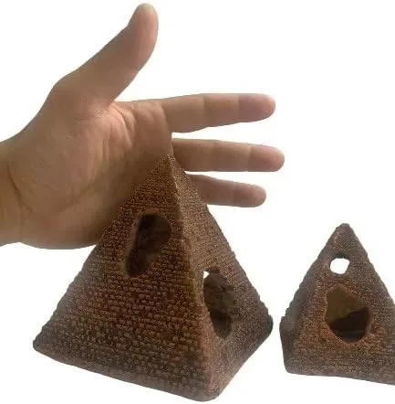 Miniatura 6 de Aquairum - Decoración egipcia con cabeza de pirámide, figura de esfinge, resinas de pilares, patrimonio antiguo hundido, decoraciones de pecera