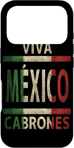 Miniatura 29 de Carcasa para iPhone 12 Pro Max Viva México Cabrones con bandera mexicana