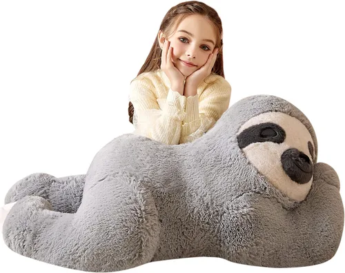 Miniatura 8 de Animal de peluche gigante de gato de felpa suave, juguete grande de 30" de tamaño jumbo, lindo, grande, enorme, esponjoso, gordo, para regalos