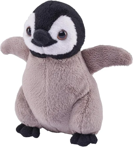Wild Republic Pocketkins - Pingüino ecológico de peluche, 5 pulgadas, hecho de materiales reciclados, respetuoso con el medio ambiente