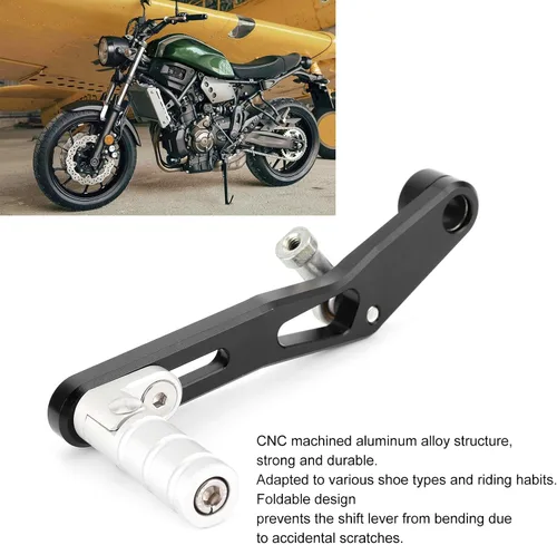 Miniatura 5 de KIMISS Palanca de cambio de marchas, palanca de cambios de motocicleta, pedal de cambio de repuesto para MT-07/FZ-07/XSR 700/MT-07 Tracer