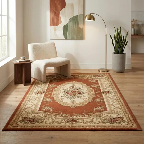 Miniatura 37 de Unique Loom Versailles Collection - Alfombra tradicional clásica con motivo floral, colección Versailles