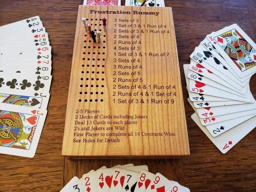 Miniatura 3 de Tablero de juego Rummy de la frustración del deluxe/del viaje