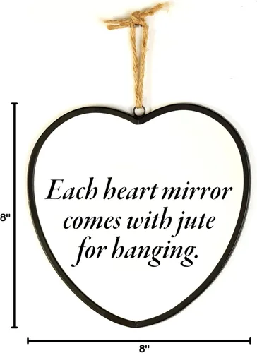 Miniatura 5 de Elanze Designs She is Clothed with Strength and Dignity - Espejo de pared negro de metal y vidrio de 8 x 8 pulgadas
