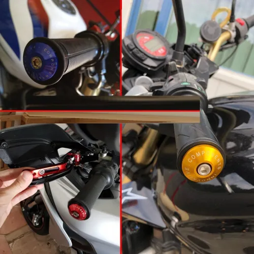 Miniatura 2 de Tapón de manillar para Yamaha TDM 900 850 Mt125 Mt03 Mt01 Mt 125 03 01 Xt660 manillar de motocicleta extremos barra equilibrada enchufe deslizante