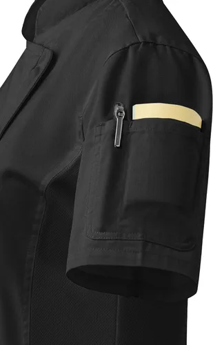 Miniatura 6 de Ubon Chaqueta de Chef para Mujer con Ventilación de Malla Lateral y Cremallera