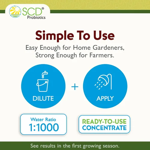 Miniatura 3 de SCD BioAg - Microbios orgánicos de suelo de granja y jardín, iniciador de compost con 12 cepas probióticas, súper concentrado vivo