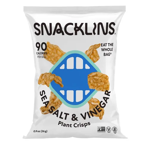 Miniatura 16 de SNACKLINS Chesapeake Bay - Patatas fritas a base de plantas – Veganas, sin gluten, sin granos, Kosher, aperitivo saludable bajo en calorías – Solo