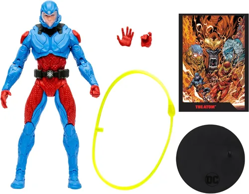 Miniatura 9 de McFarlane Toys - Figura DC Direct 7IN con cómic - The Flash WV2 - El átomo (Ryan Choi)